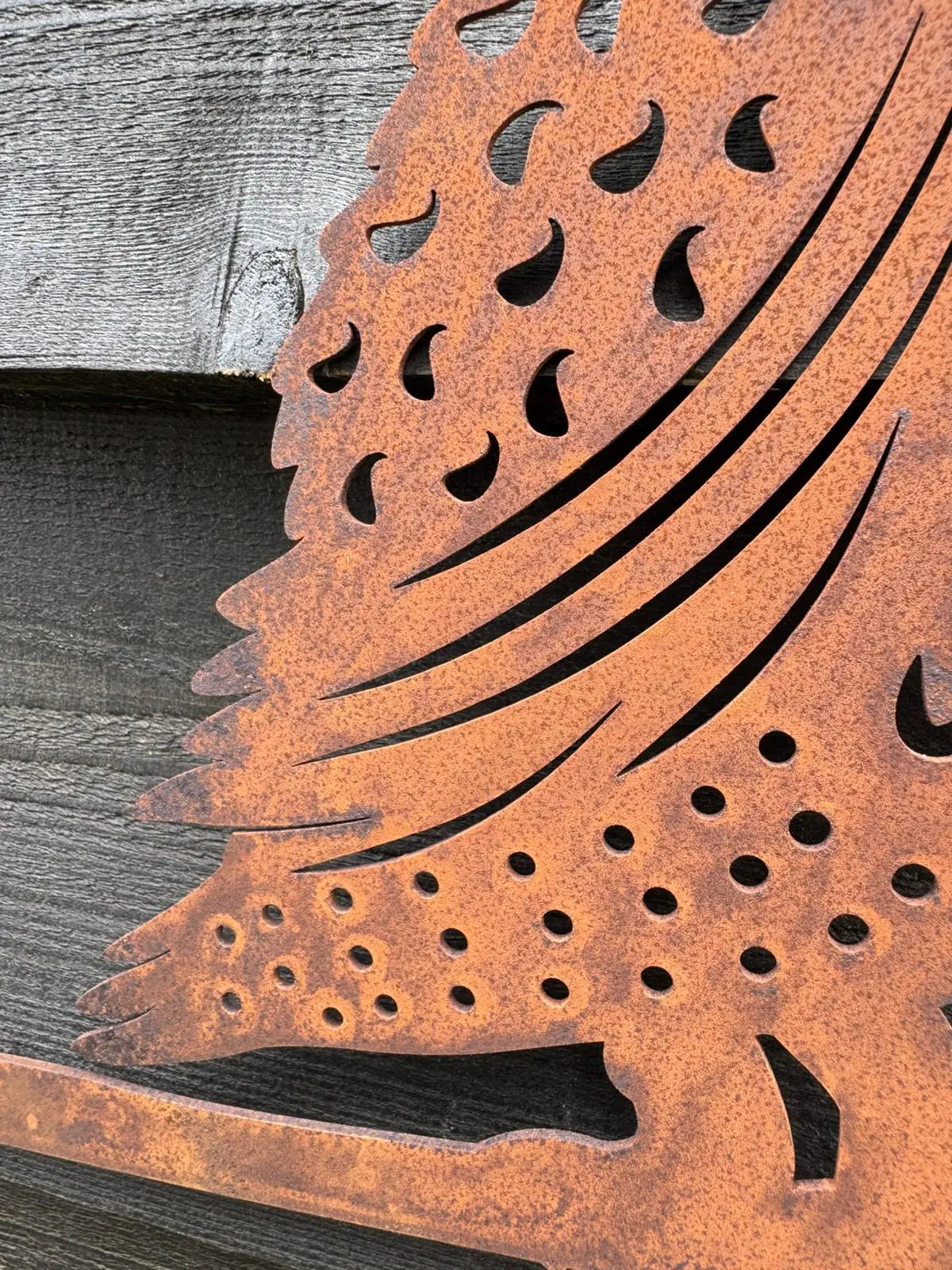 Rustic Metal Owl Garden Decoration | 2mm Steel Outdoor Art – RW Norfolk
