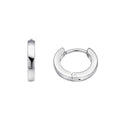 Gecko Jewellery Small Fit Stainless Steel Hoop Earrings – Polished Finish