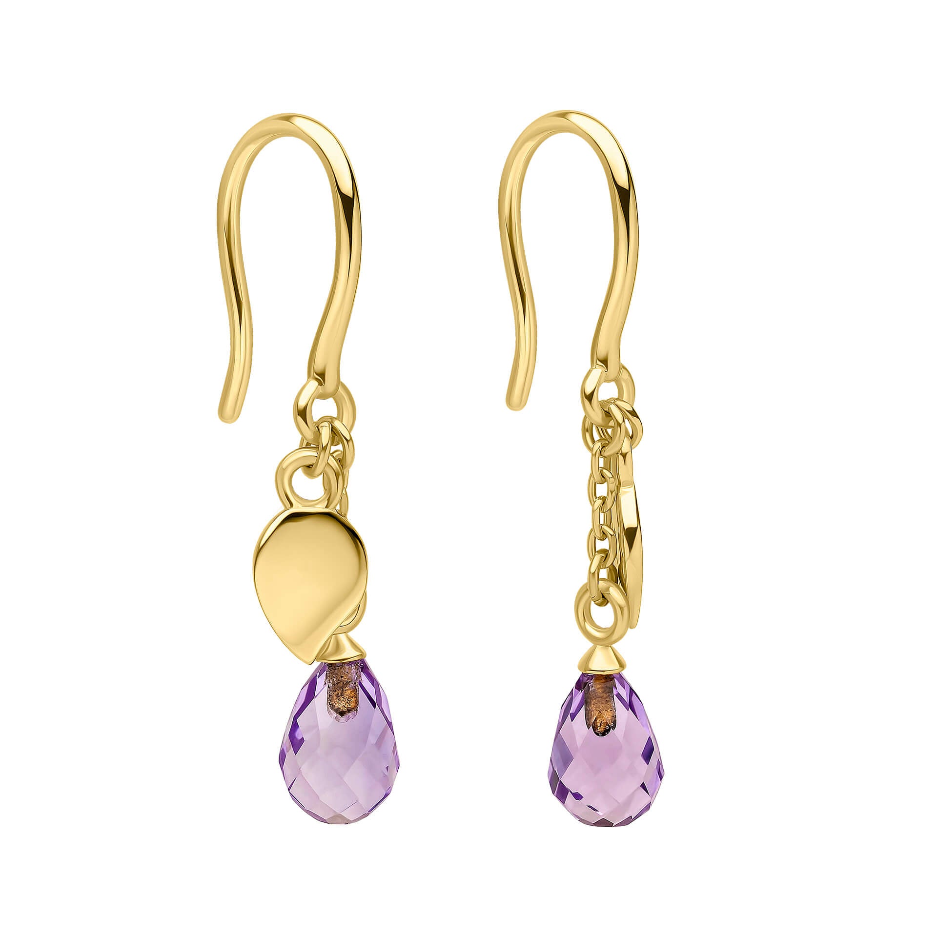 Laura Ashley Everingham Meadow Gold Plated Silver Briolette Earrings