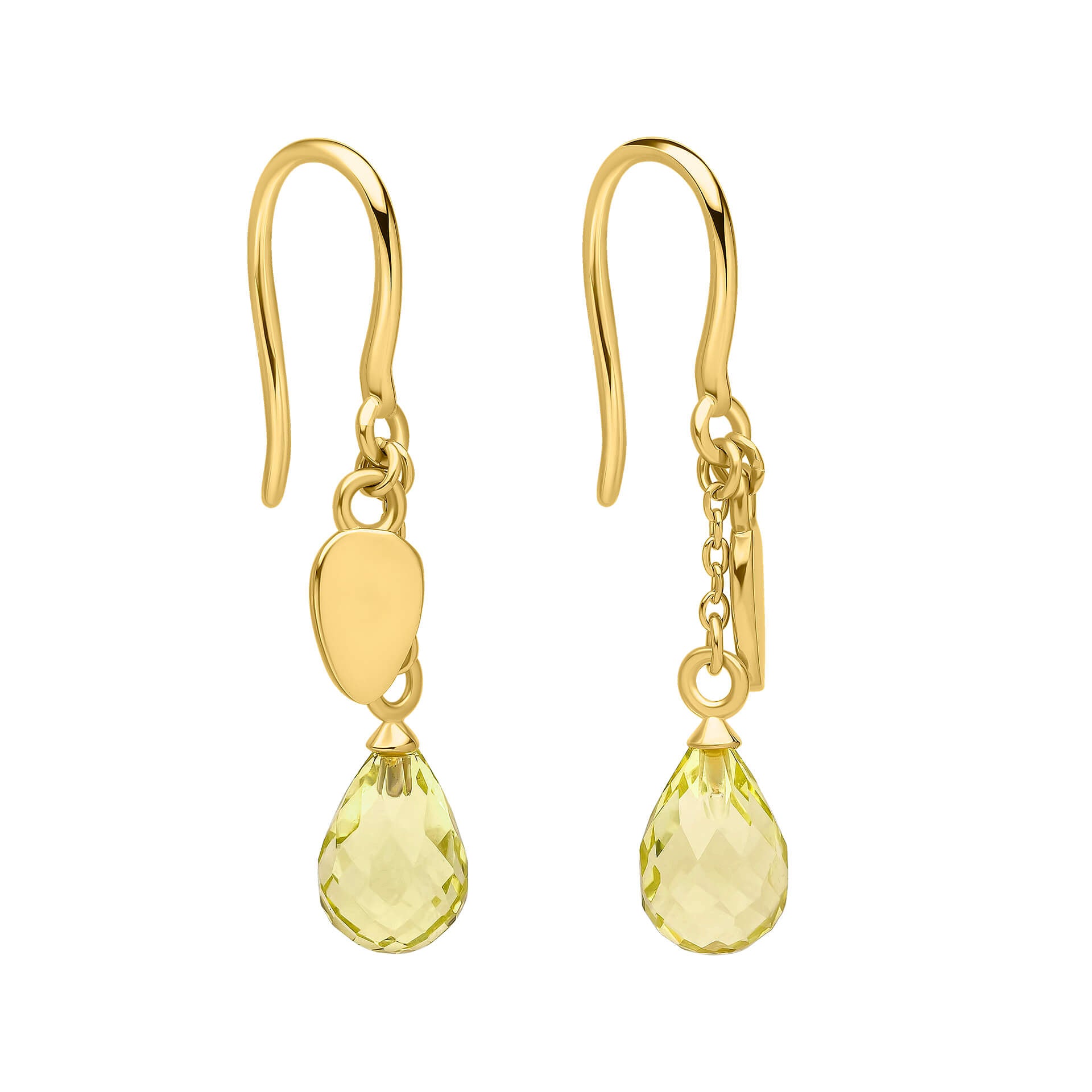 Laura Ashley Everingham Meadow Gold Plated Silver Briolette Earrings