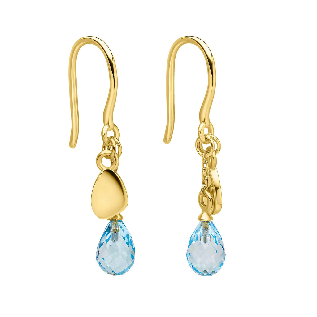 Laura Ashley Everingham Meadow Gold Plated Silver Briolette Earrings