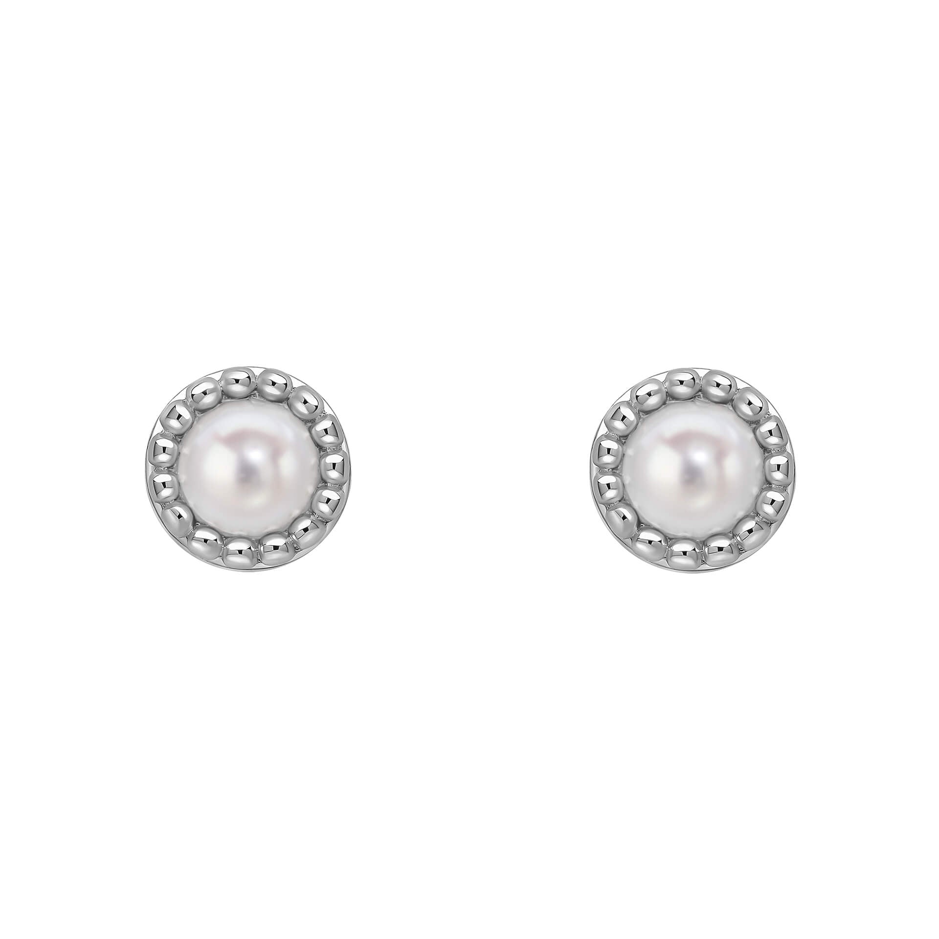Gecko Jewellery Milgrain Semi-Precious Cabochon Birthstone Earrings