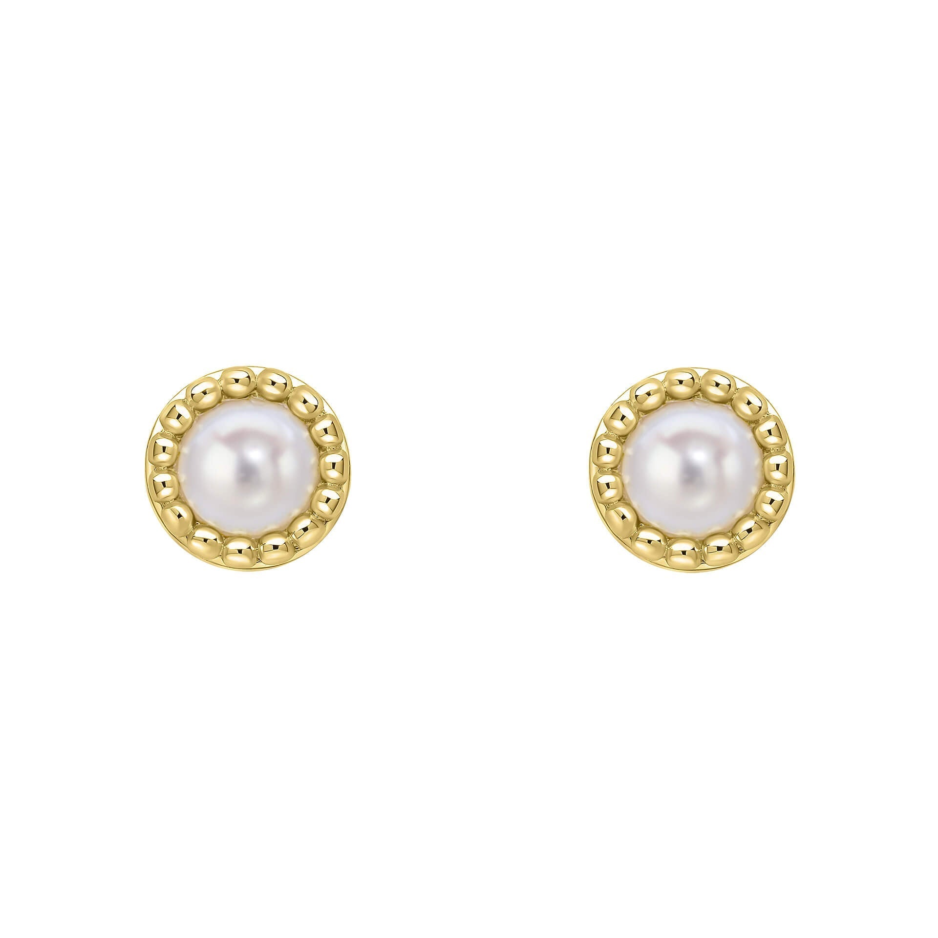 Gecko Jewellery Milgrain Semi-Precious Cabochon Birthstone Earrings