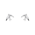 Blue Birds Stud Earrings | Gecko Jewellery Recycled Sterling Silver