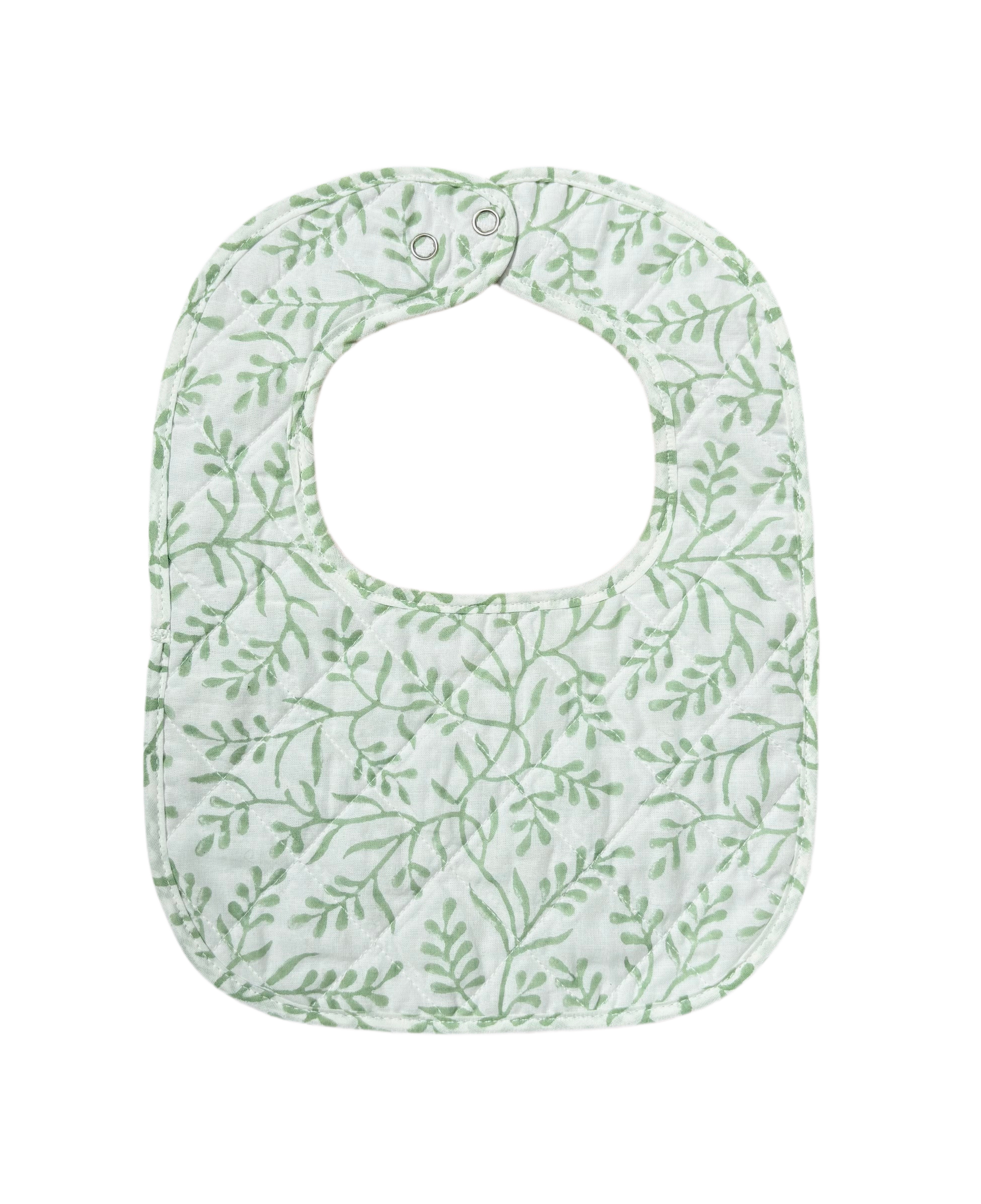 Quilted Bib - Georgia Green