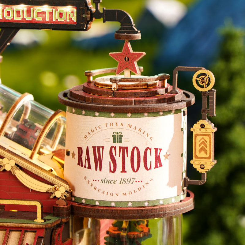 Snaps 3D Wooden Puzzle Music Box – Santa’s Workshop DIY Craft Kit