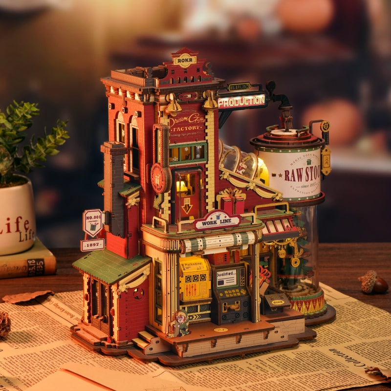 Snaps 3D Wooden Puzzle Music Box – Santa’s Workshop DIY Craft Kit