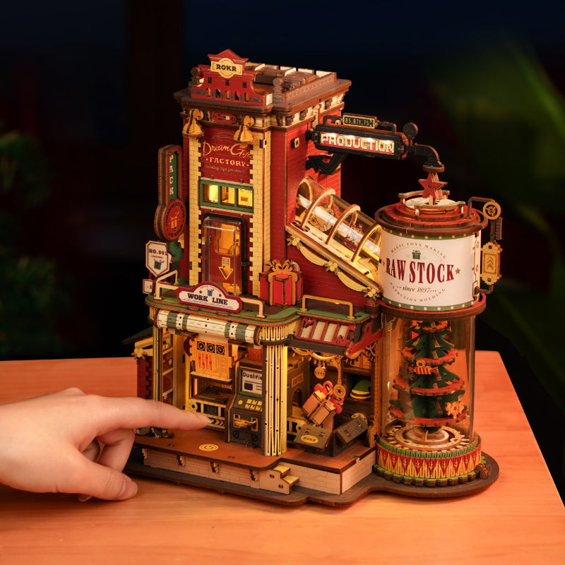 Snaps 3D Wooden Puzzle Music Box – Santa’s Workshop DIY Craft Kit