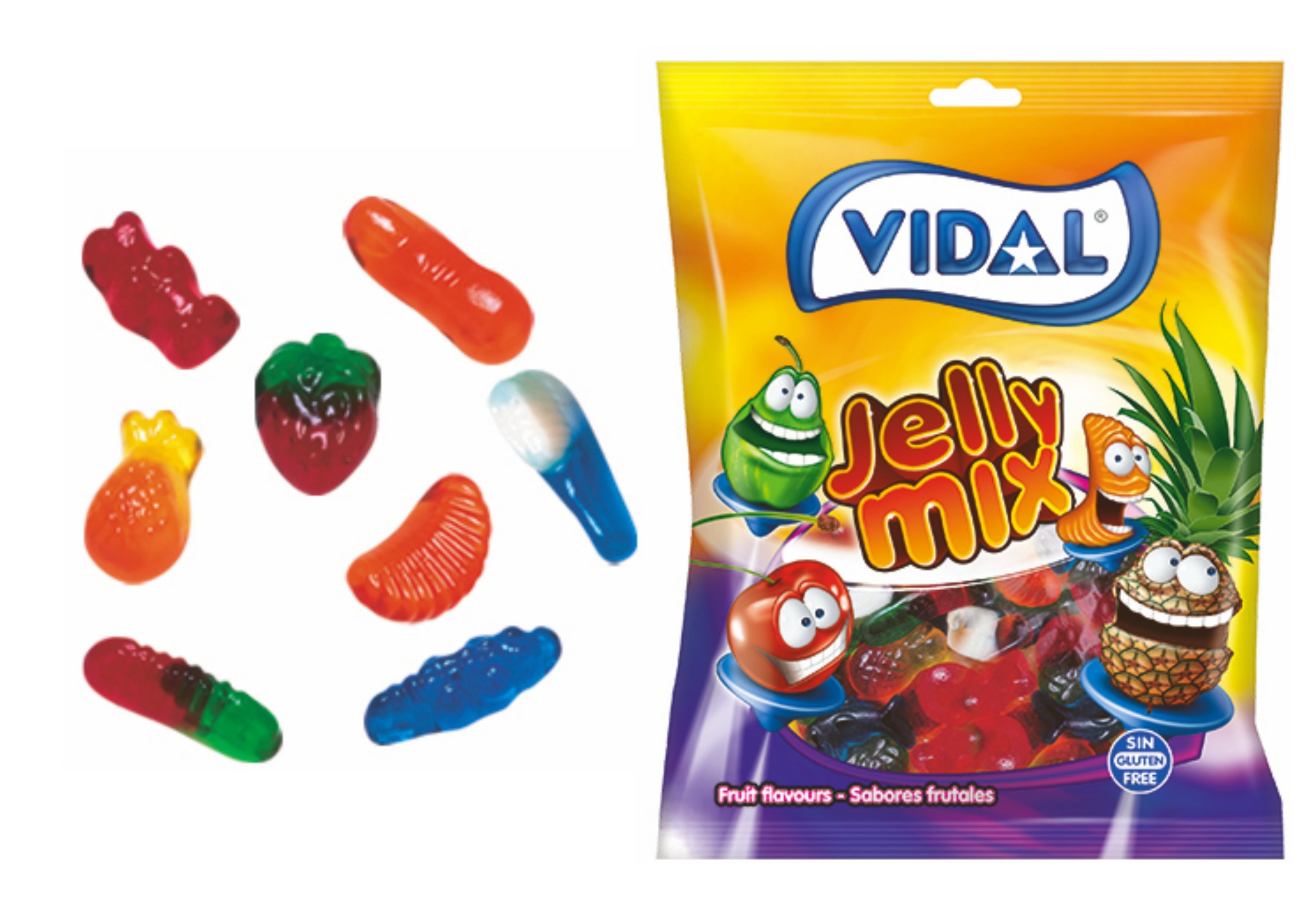 Snaps Jelly Mix 90g – Assorted Fruit Gummy Candy and Sweet Snacks