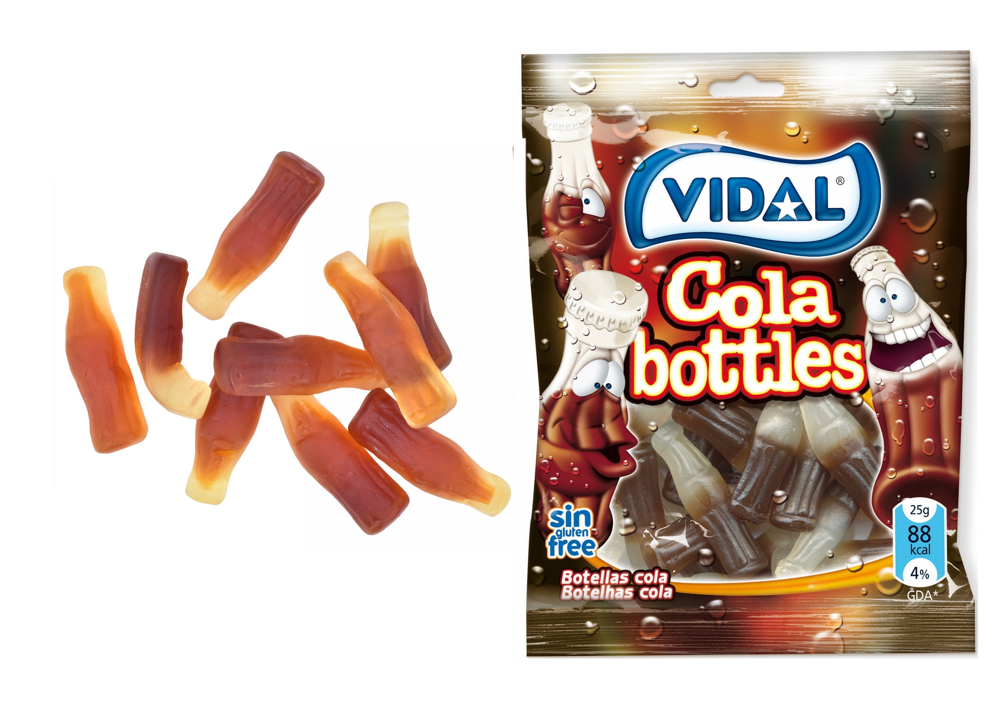 Snaps Cola Bottles – Retro Gummy Candy Confectionery Sweets, 90g