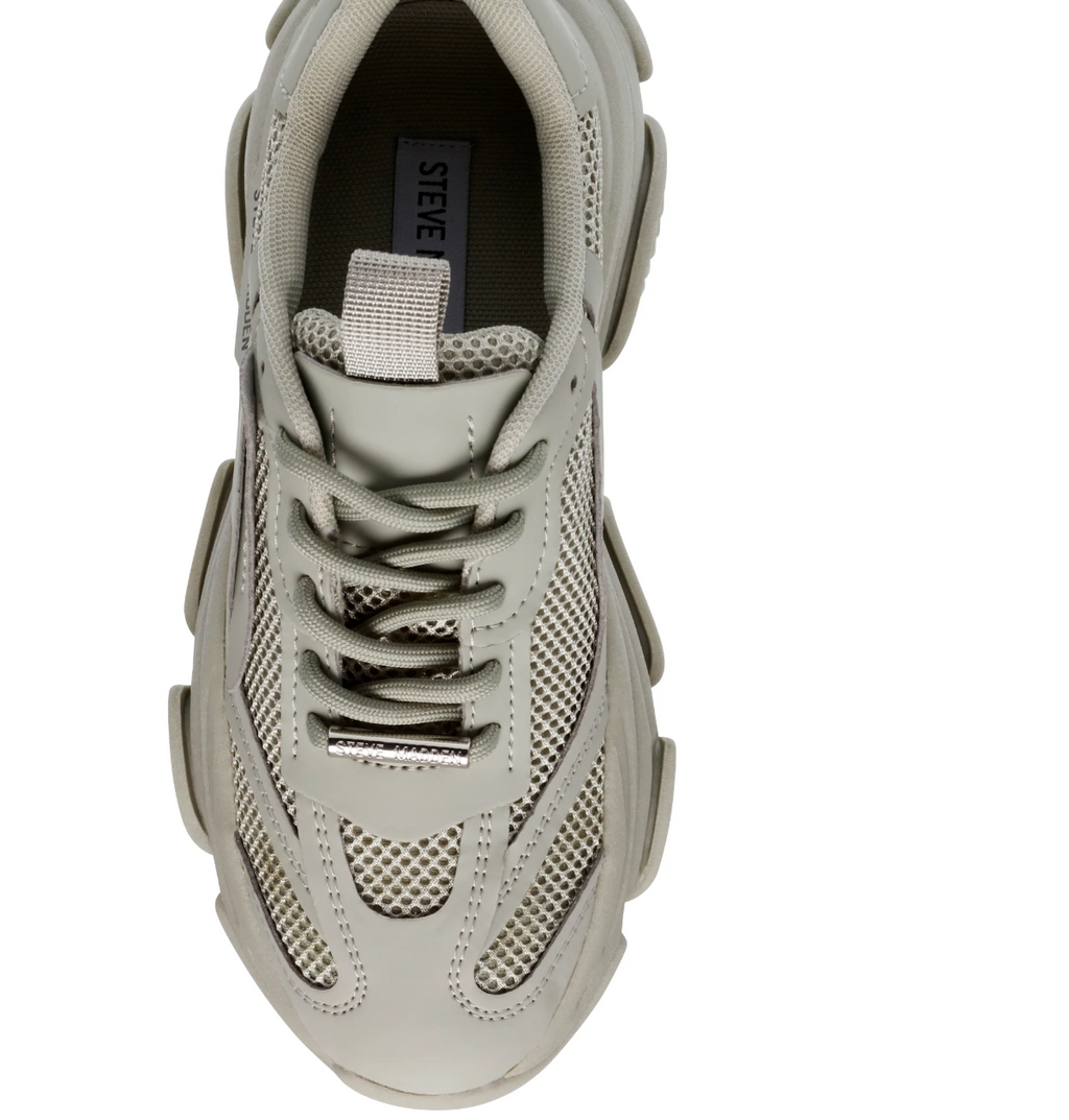 Steve Madden Possession-E Women's Chunky Trainers - Taupe - UK 5.5