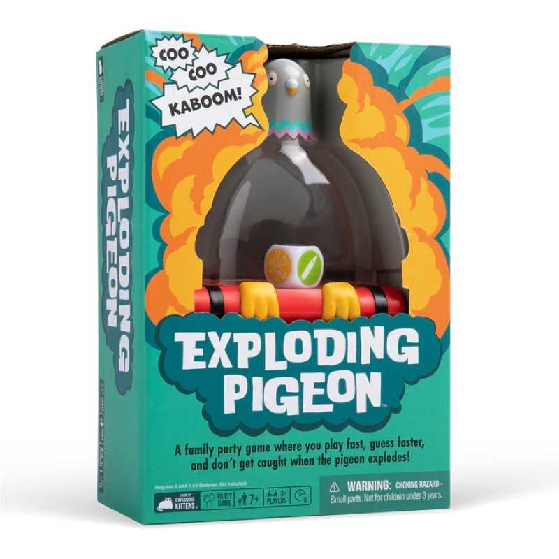 Exploding Pigeon Party Game by Snaps – Fast-Paced Family Board Game