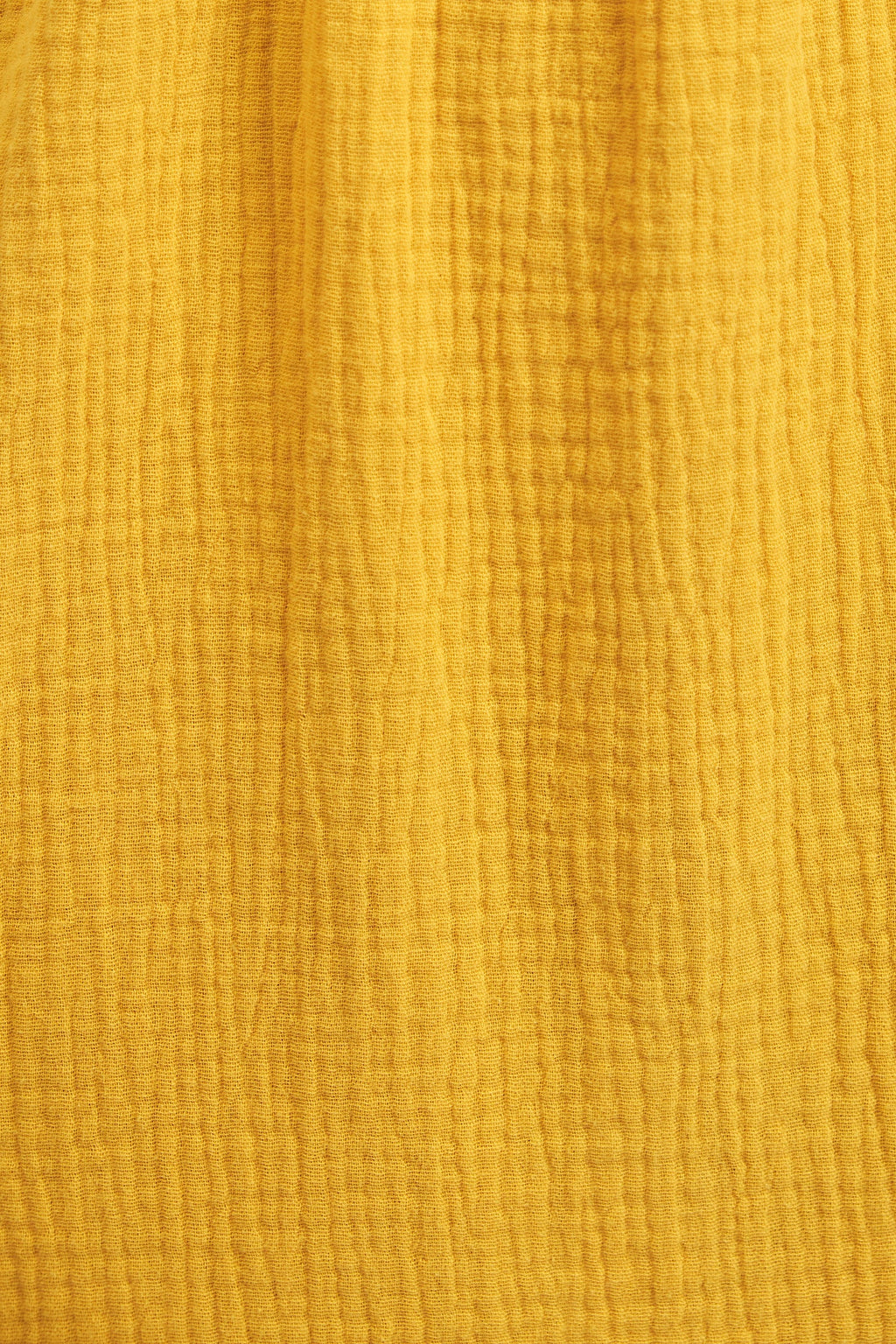 Abinaya Double Gauze Short Sleeved Shirt - Mustard