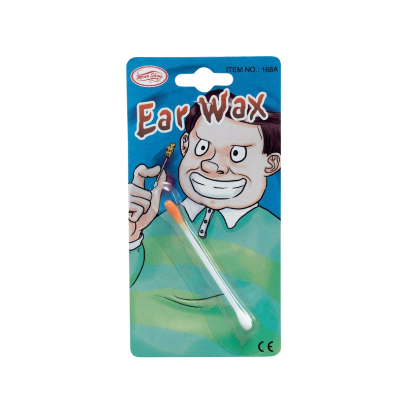 Ear Wax Cotton Bud Prank - Realistic Gag Gift Toy by PoundFun