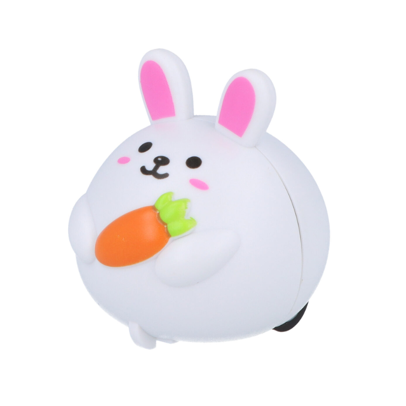 PoundFun Easter Bunny Pull Back Car Racer – Kids Novelty Toy Party Favor