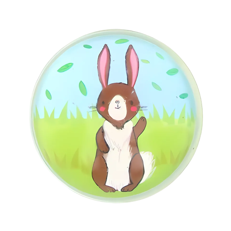 Easter Bouncy Ball by PoundFun – Colorful Kids Party Favor Toy