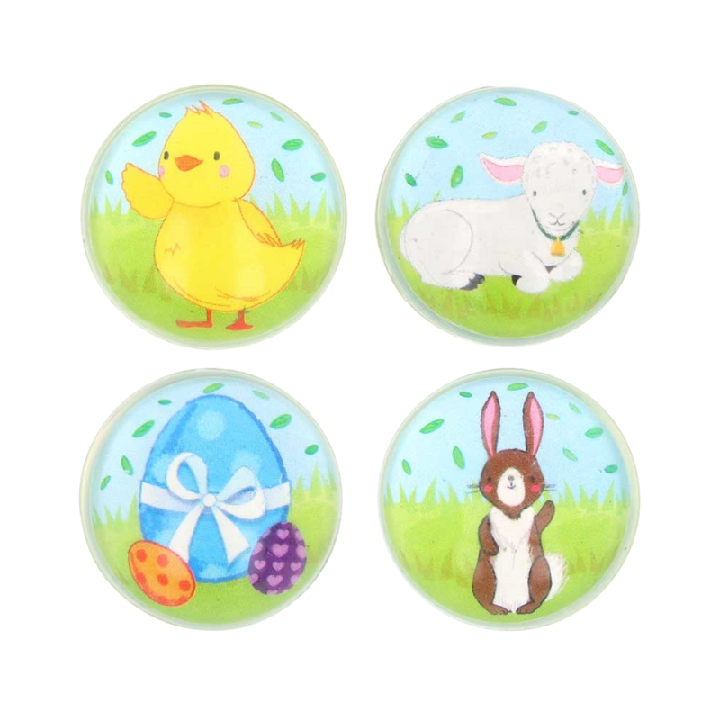 Easter Bouncy Ball by PoundFun – Colorful Kids Party Favor Toy