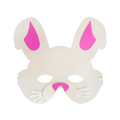 PoundFun Easter Bunny Children's Face Mask – Soft Foam Kids Costume