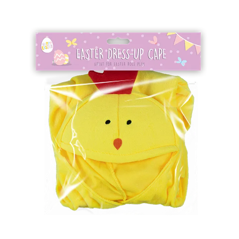 PoundFun Easter Chick Fancy Dress Cape | Kids Toddler Costume (Ages 1-5)