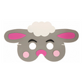 PoundFun Easter Lamb Children's Face Mask – Soft Foam Kids Costume