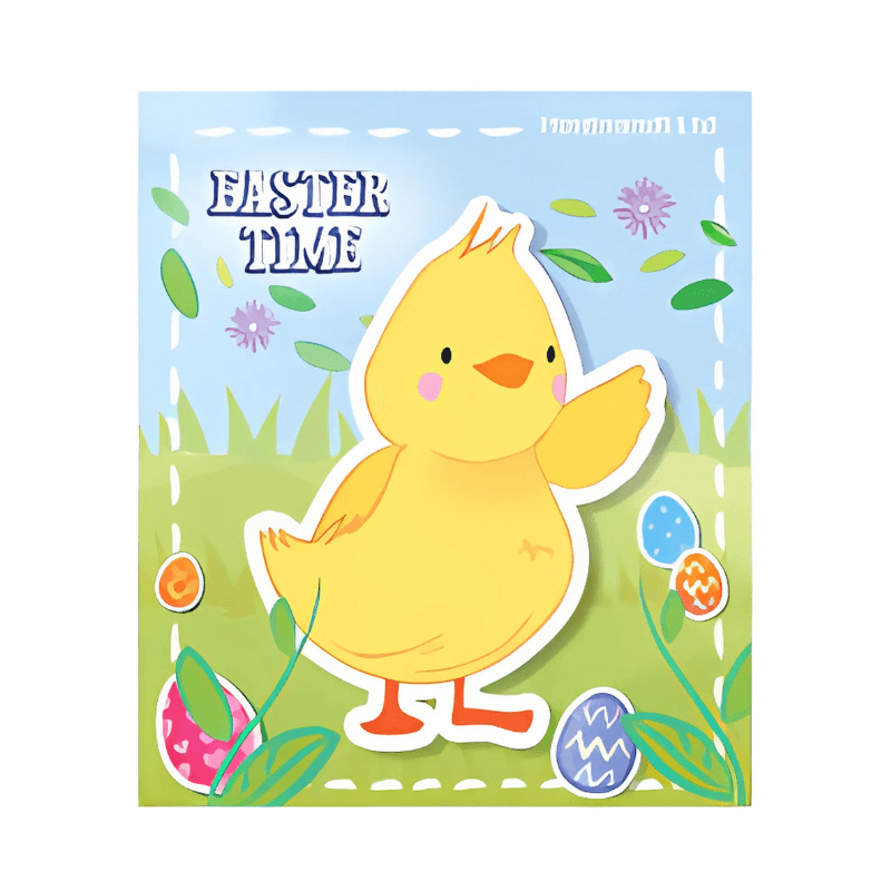 PoundFun Easter Mini Notebook – Pocket Journal for Kids, 7cm x 6cm