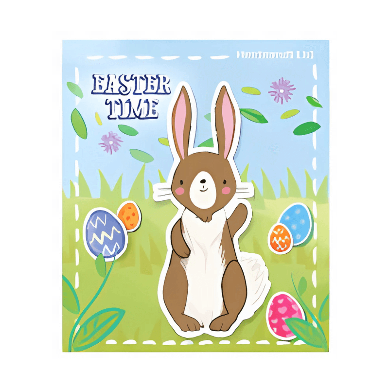 PoundFun Easter Mini Notebook – Pocket Journal for Kids, 7cm x 6cm