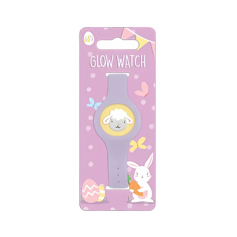 PoundFun Kids Easter Glow Watch – Purple Glow-in-the-Dark Accessory