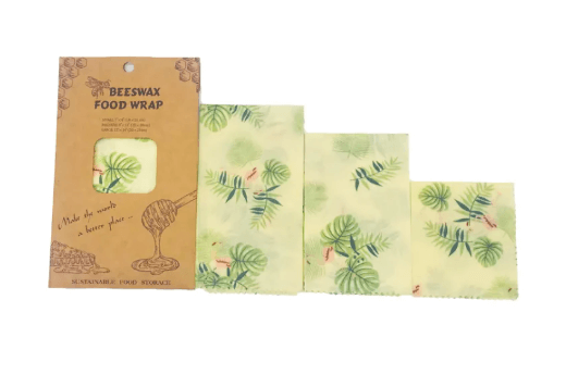 Eco-Friendly Beeswax Food Wrap – Reusable Plastic-Free Wrap