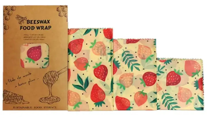 Eco-Friendly Beeswax Food Wrap – Reusable Plastic-Free Wrap
