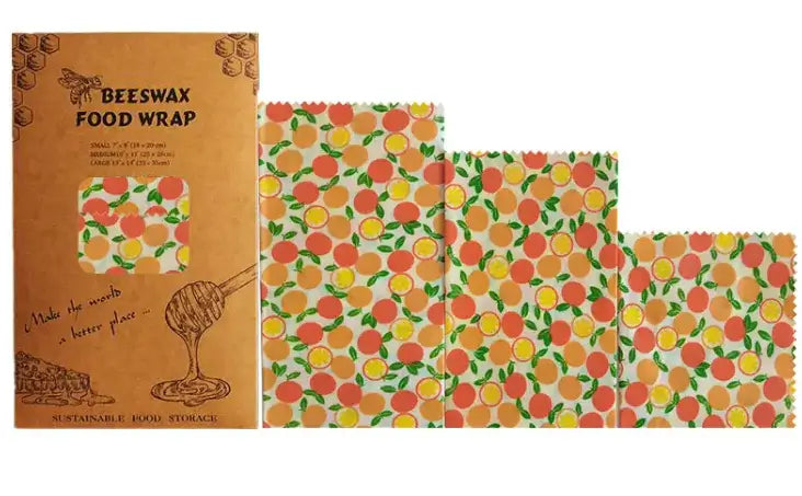 Eco-Friendly Beeswax Food Wrap – Reusable Plastic-Free Wrap