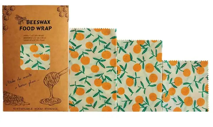 Eco-Friendly Beeswax Food Wrap – Reusable Plastic-Free Wrap