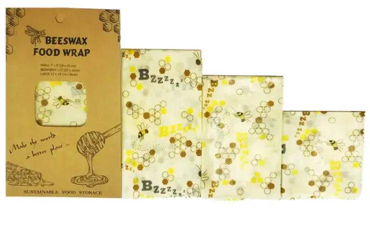 Eco-Friendly Beeswax Food Wrap – Reusable Plastic-Free Wrap