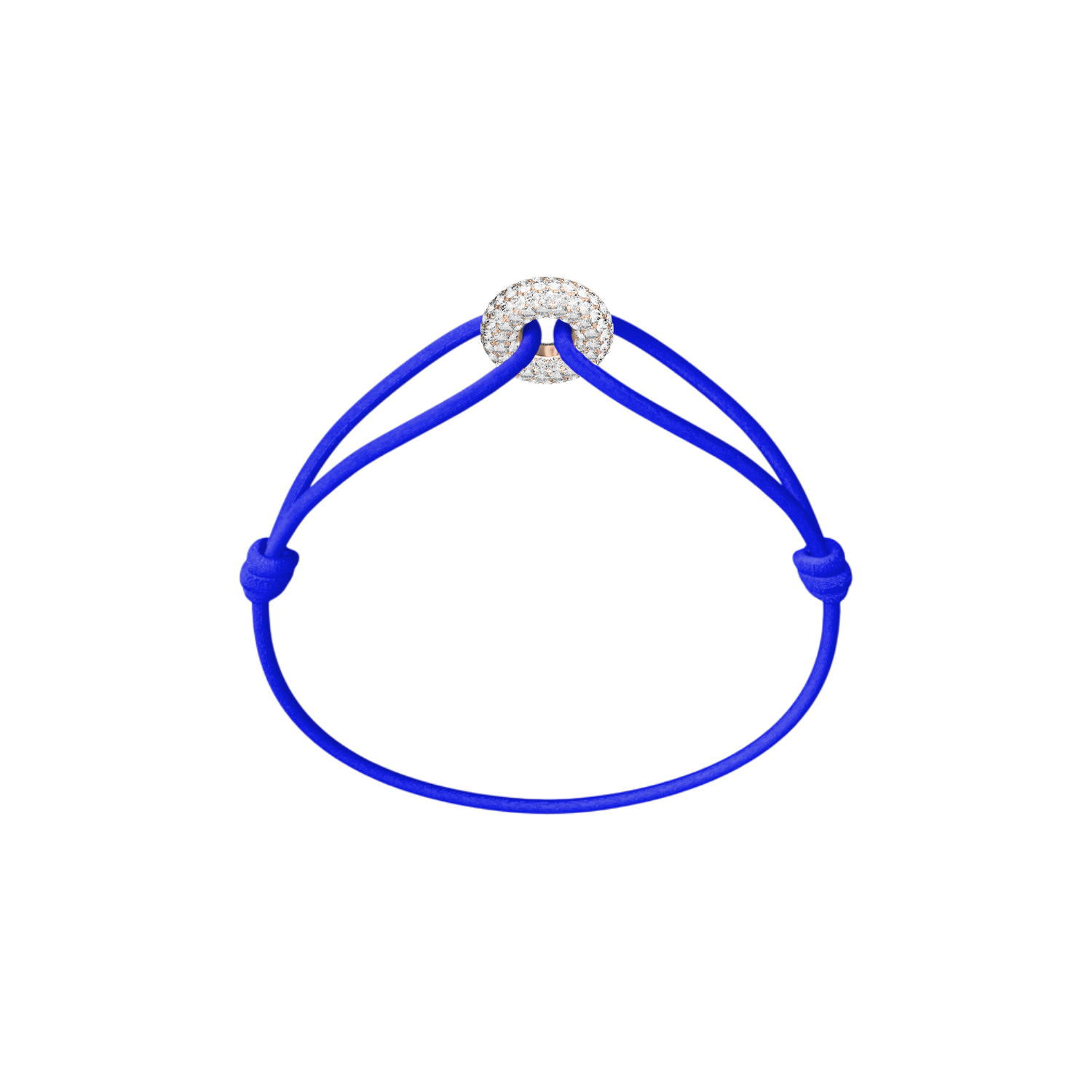 Mini Rose Soho Pavé Cord Bracelet