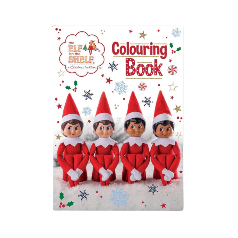 PoundFun Elf On The Shelf Colouring Book – Christmas Holiday Activity