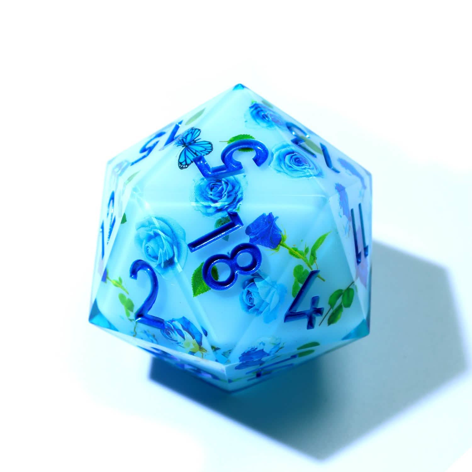 Enchanted China | 33mm D20 | Oversized Art Core Dice | Single Dice