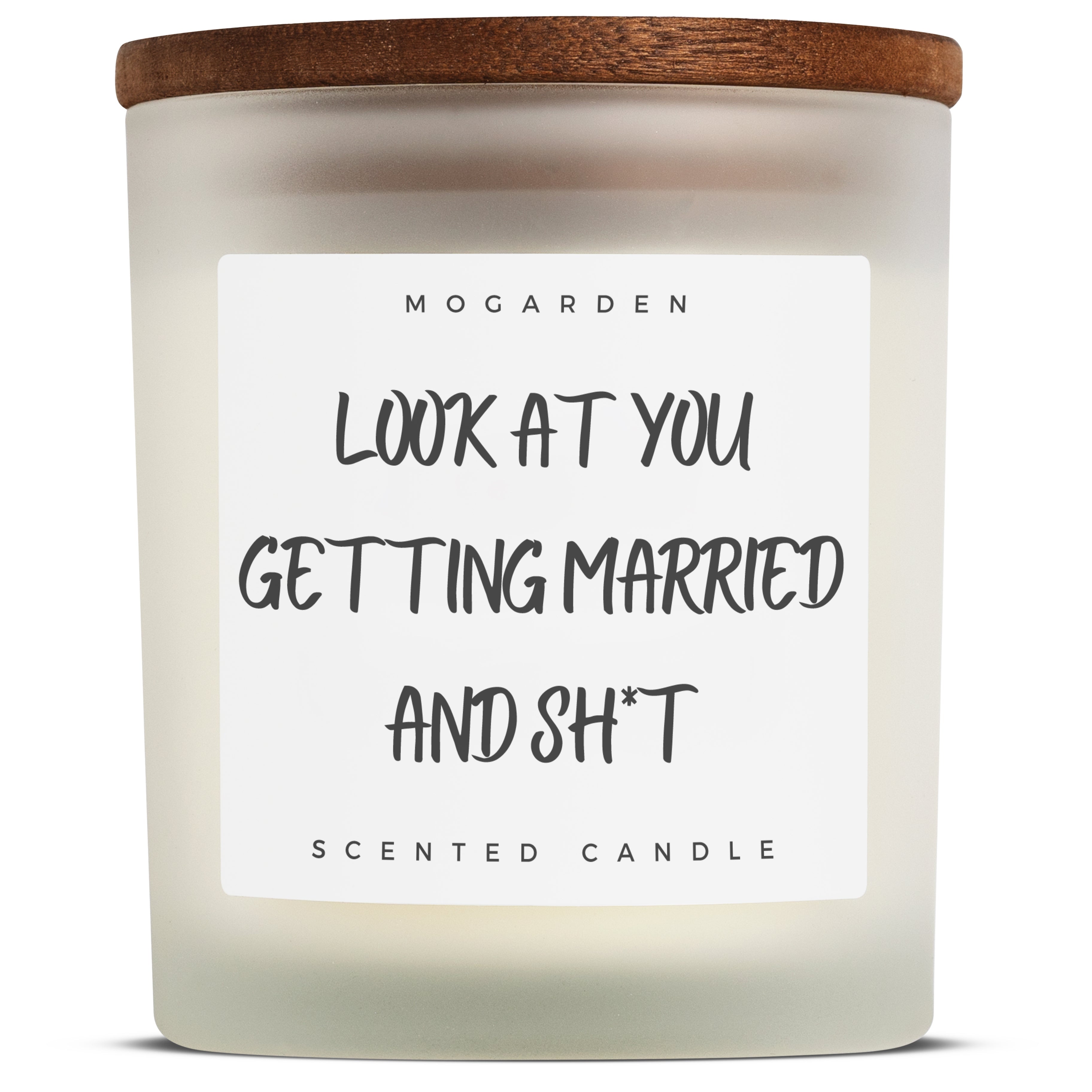 Mogarden Engagement Candle – Luxury Vanilla Amber Soy Wax Gift, 220g