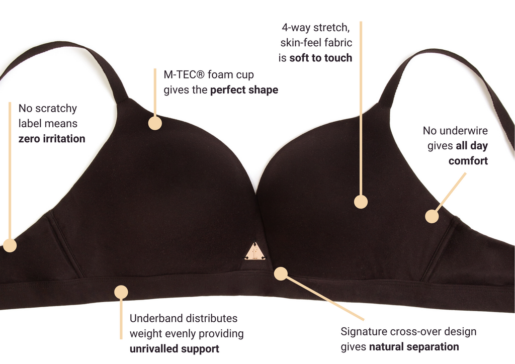 Freedom Underwear Seamless Wirefree Freedom Bra - Clay Comfort Bralette