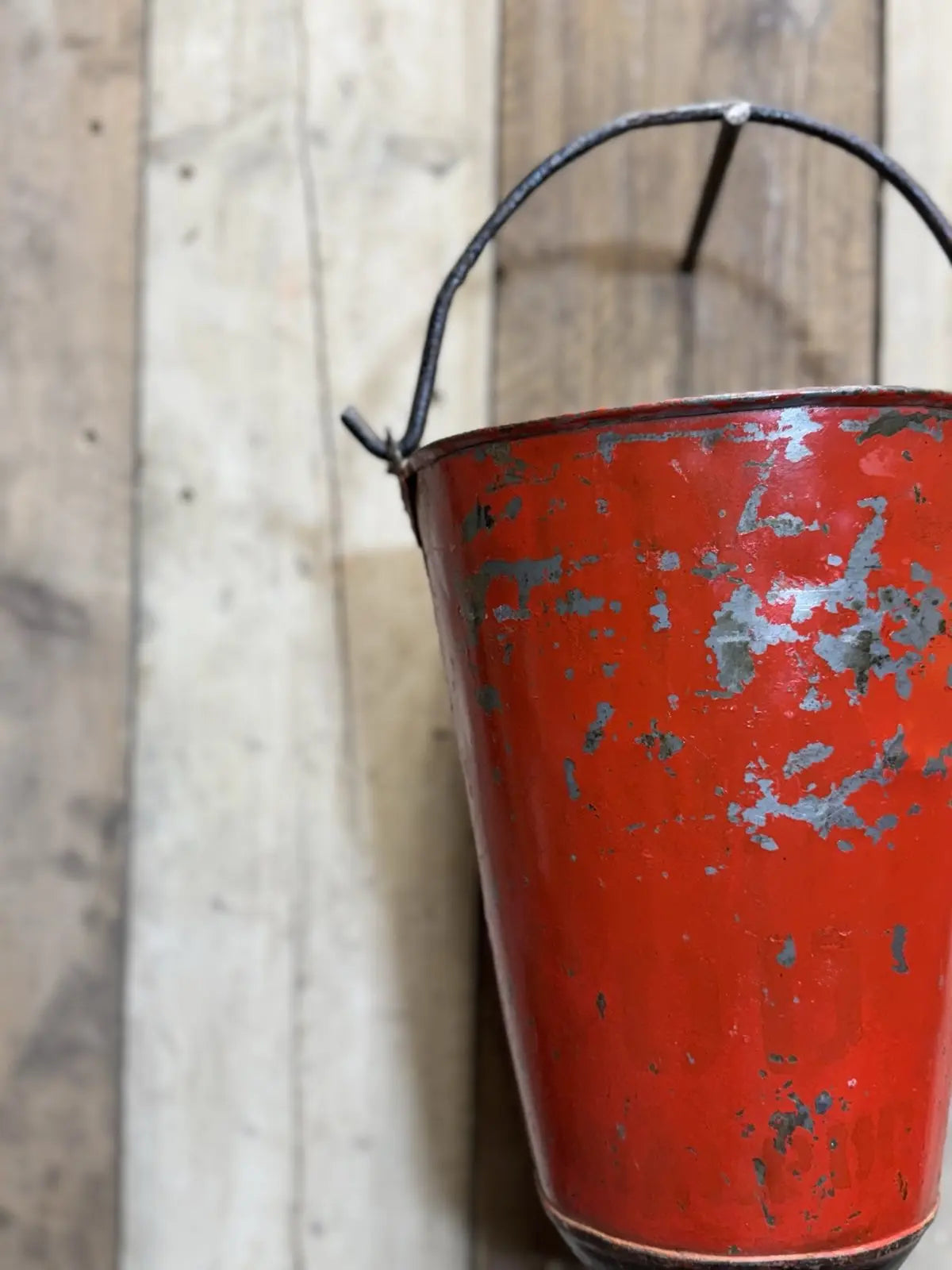 Rustic Warehouse Norfolk Vintage Galvanised Metal Hanging Planter Bucket