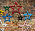 Rustic Metal Star Garden Wall Art – Distressed Steel Decor by RW Norfolk