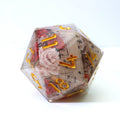 Sonnet of Thorns | 50mm D20 | Oversized Art Core Dice | Single Dice