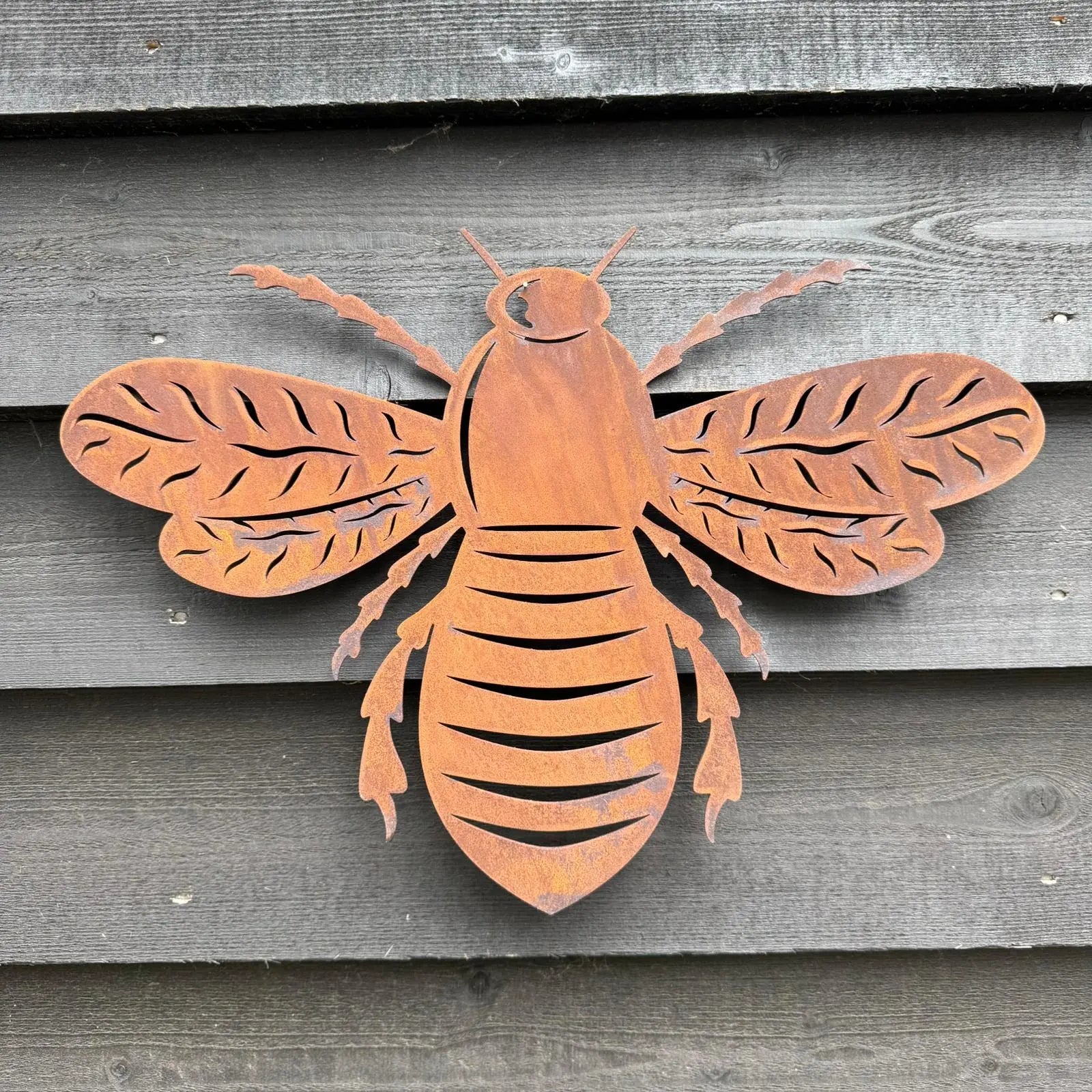 Rustic Warehouse Norfolk Large Metal Bee Wall Art – 2mm Steel Plaque