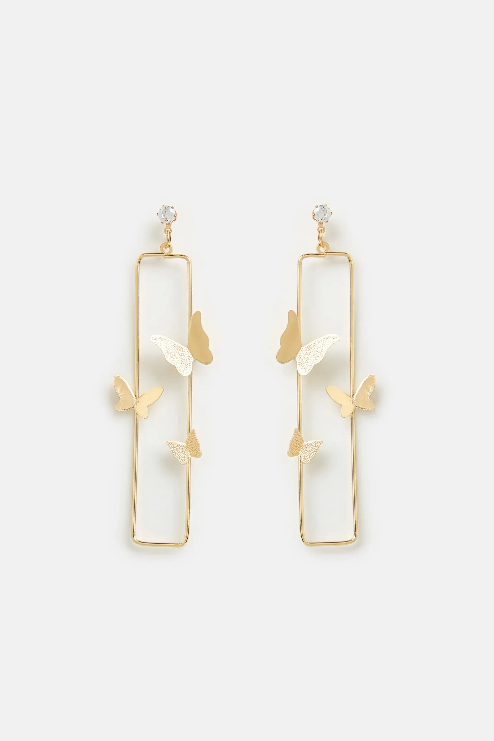 Louche Farafalle Butterfly Pendant Earrings