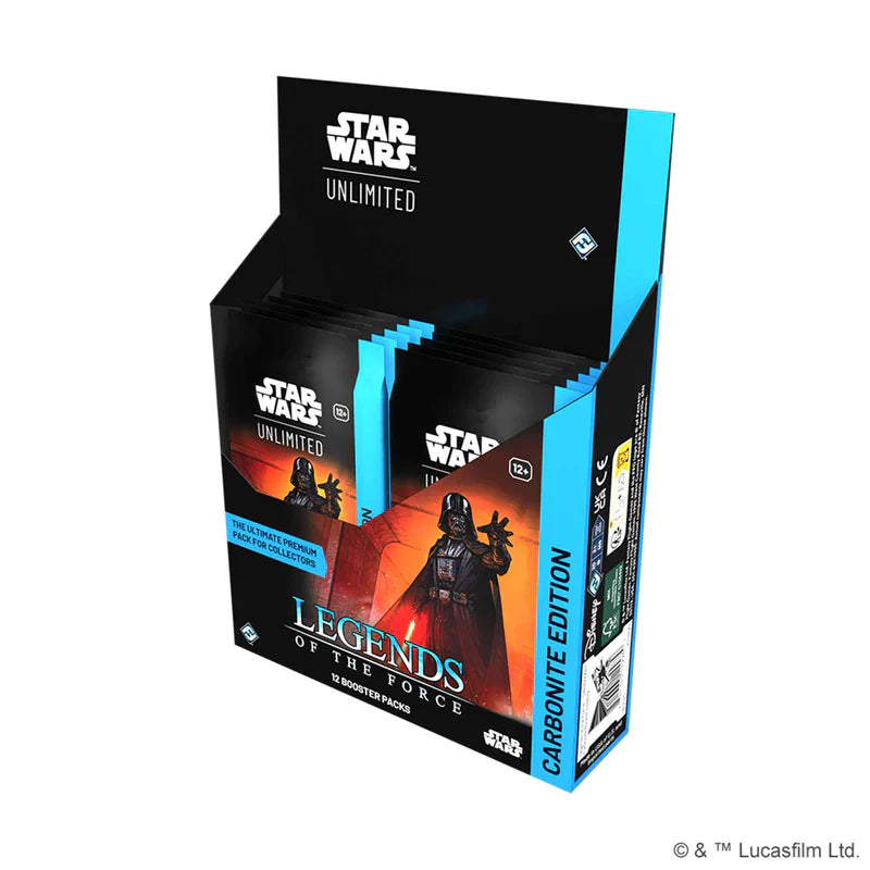 Star Wars: Unlimited Legends of the Force Carbonite Booster Display
