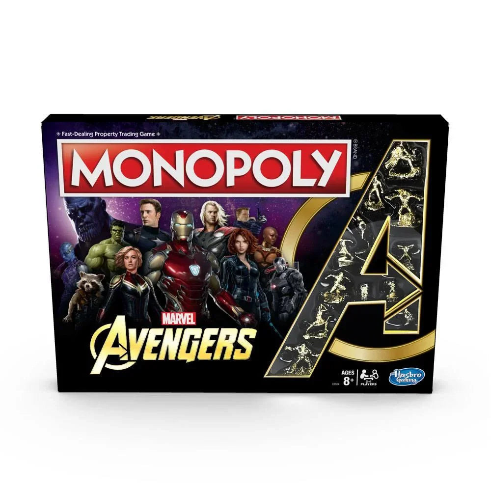 Hasbro Gaming Monopoly Marvel Avengers Edition Board Game for Families