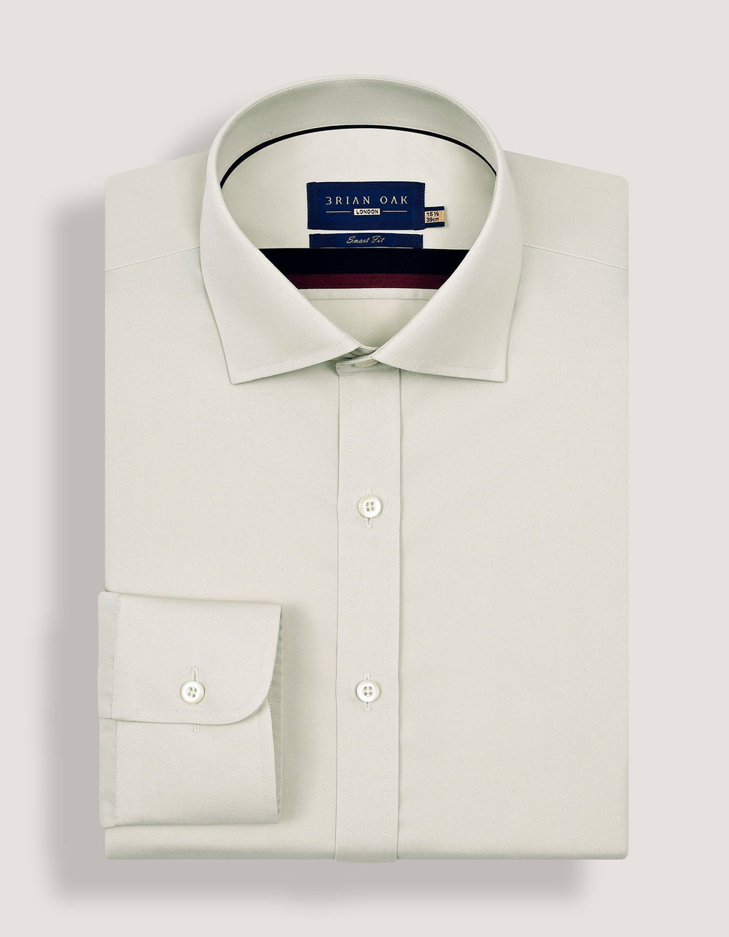 Easy Iron Beige Dress Shirt