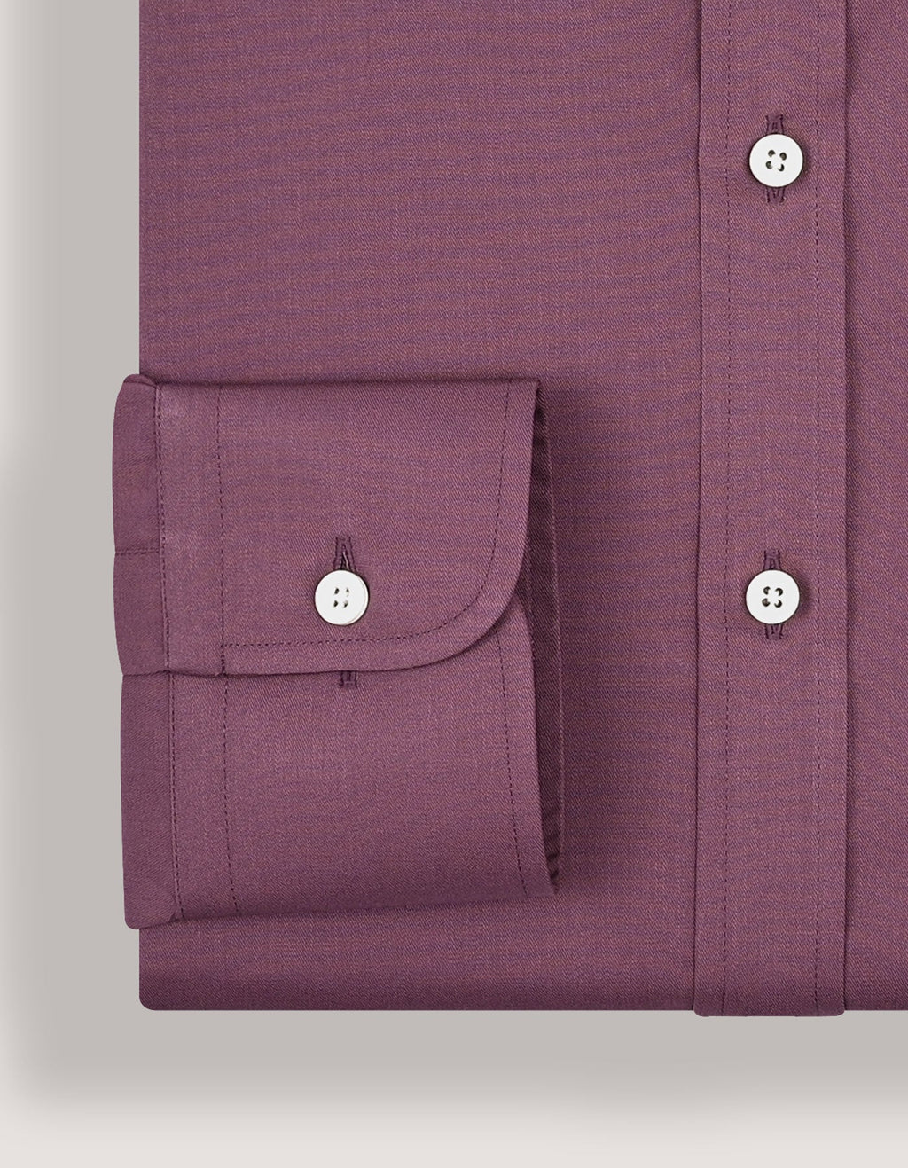 Easy Iron Plum Dress Shirt
