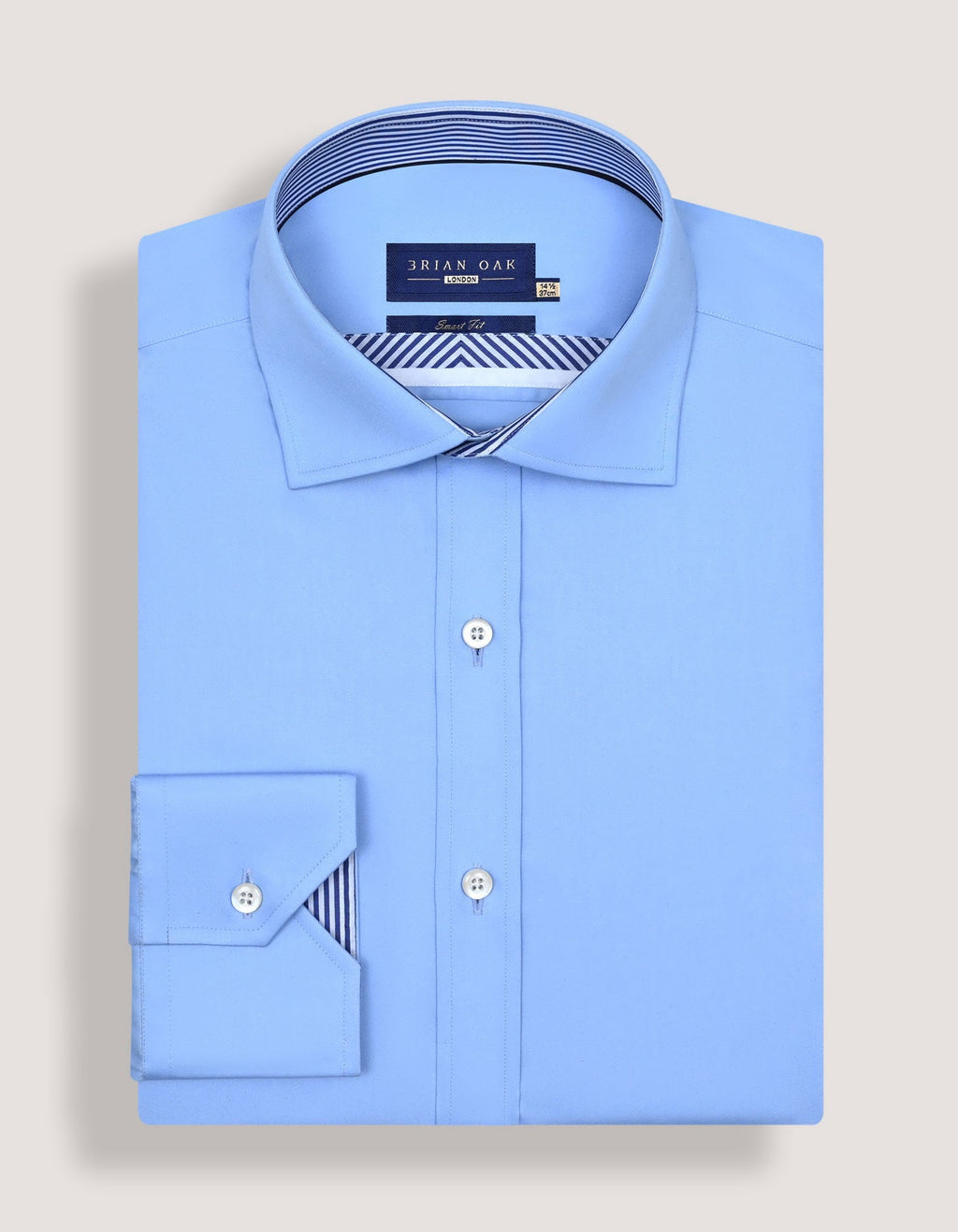 Sky Blue Designer Satin Shirt