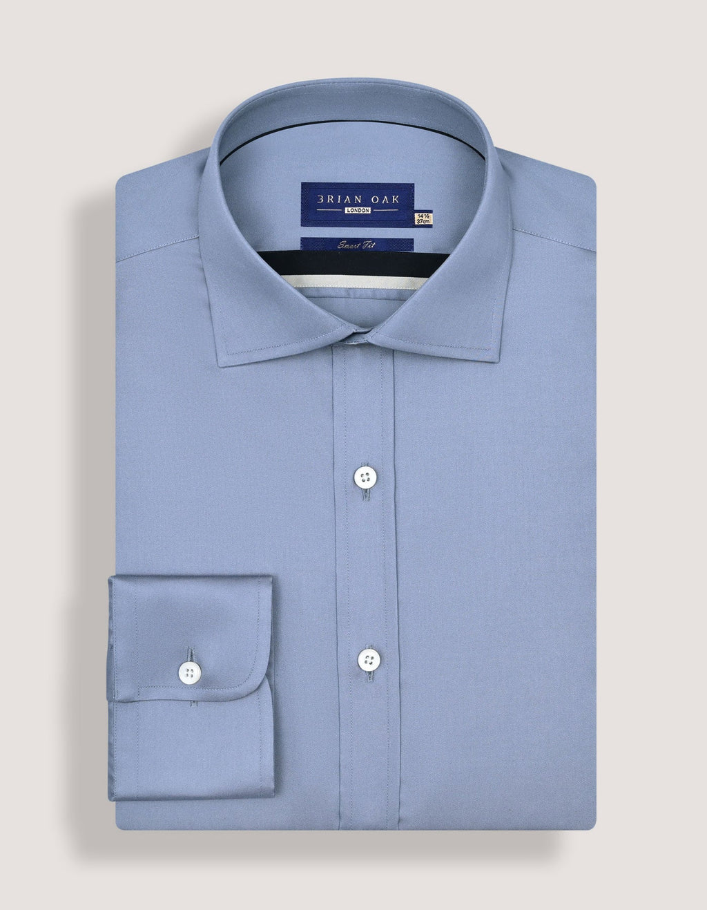 Plain Smart Fit Formal Shirt - Grey