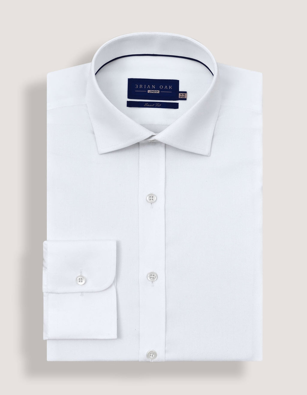 Easy Care White Twill Shirt