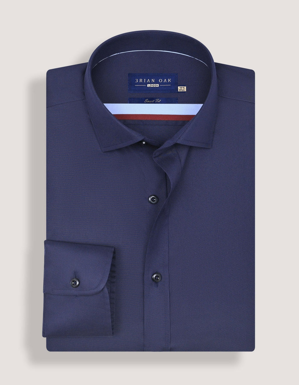 Navy Twill Smart Fit Dress Shirt